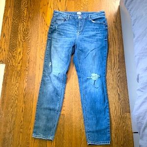 skinny jeans with pocket bleu size 14